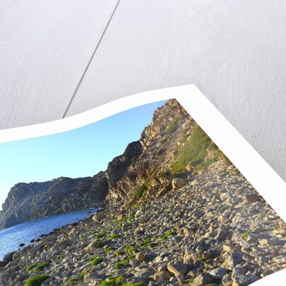 Rocky beach and sea, San Pietro island, Carloforte, Sardinia, Italy by Anonymous
