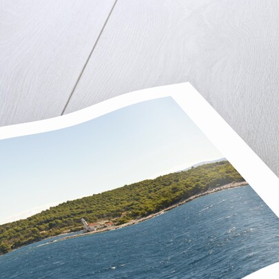 Island seen from sea, Hvar Island, Croatia by Anonymous