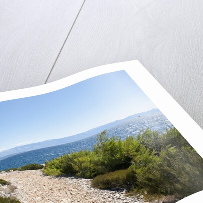 Footpath by sea, near Vrboska, Hvar Island, Croatia by Anonymous