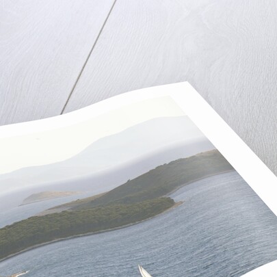 View of Pakleni islands from fortress, Hvar Town, Hvar Island, Croatia by Anonymous