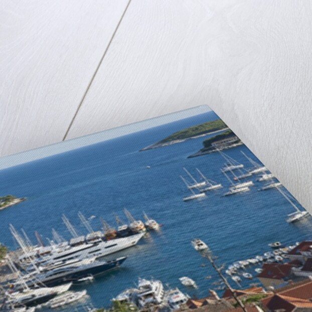 View of the town from fortress, Hvar Town, Hvar Island, Croatia by Anonymous