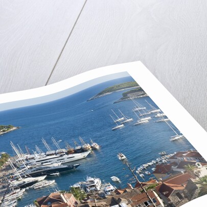 View of the town from fortress, Hvar Town, Hvar Island, Croatia by Anonymous