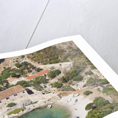 Coastal village, Dobovica Bay, Hvar Island, Croatia by Anonymous