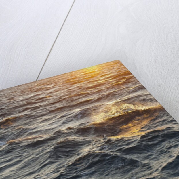 Sea at sunset, Korcula island, Croatia by Anonymous