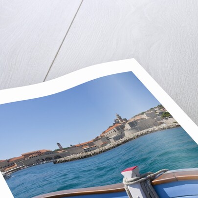 On boat deck, Dubrovnik, Croatia by Anonymous