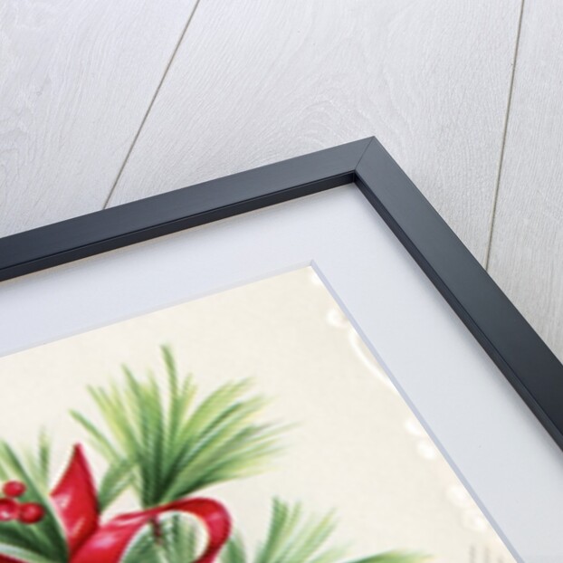 Vintage Illustration of Christmas Candy Cane by Anonymous