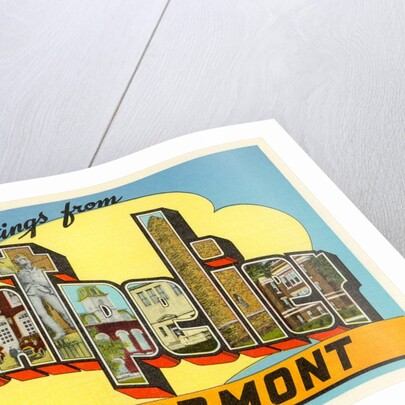 Greetings from Montpelier, Vermont by Anonymous