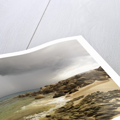 Storm clouds over Baie Beau Vallon, Mahe, Seychelles, Indian Ocean islands by Anonymous