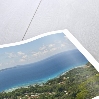 View from Bellevue, La Digue, Seychelles, Indian Ocean Islands by Anonymous
