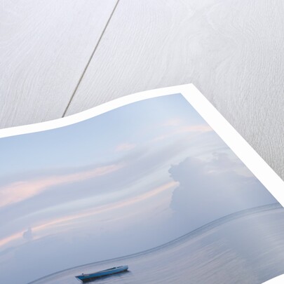 Boat floating on water close to shore, Grand Anse, Praslin Island, Seychelles by Anonymous