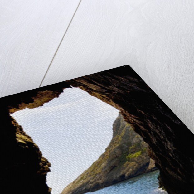 Rock cave and cliff, Xlendi, Gozo, Malta by Anonymous