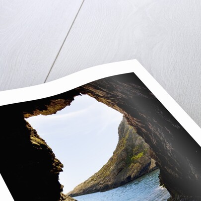 Rock cave and cliff, Xlendi, Gozo, Malta by Anonymous