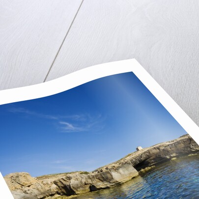 Rocky landscape near Fungus Rock, Dwejra, Gozo, Malta by Anonymous