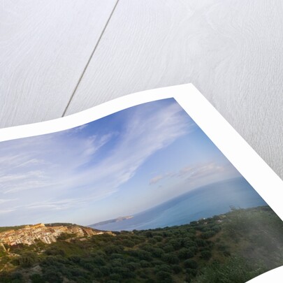 View of town and sea, Pisciotta, Campania, Italy by Anonymous