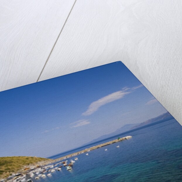 View of bay and harbor, Palinuro, Campania, Italy by Anonymous