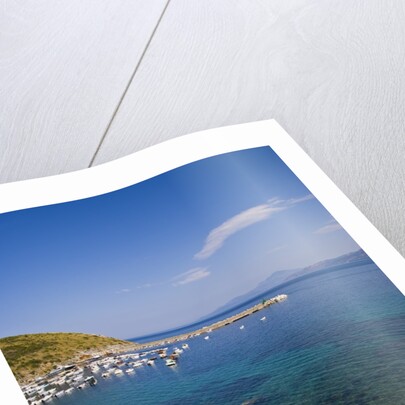 View of bay and harbor, Palinuro, Campania, Italy by Anonymous