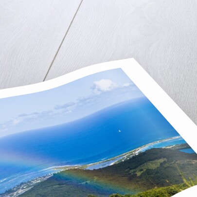 Rainbow over seascape, St. Martin Island, French Antilles by Anonymous
