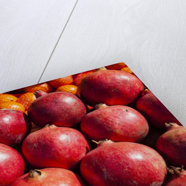 Pomegranates in Carmel Market by Anonymous