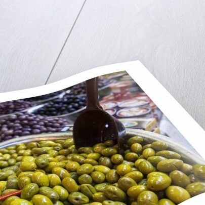 Variety of Olives in Carmel Market by Anonymous