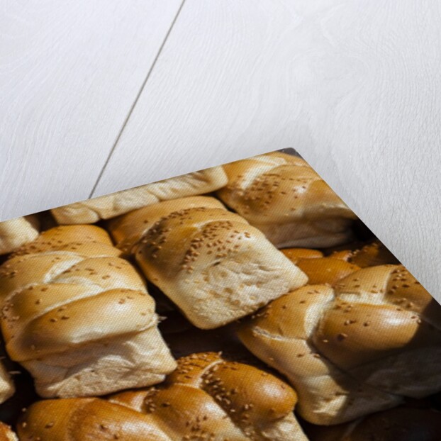 Fresh baked bread in Tel Aviv's Carmel Market by Anonymous