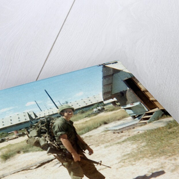 Snapshot of an Army soldier in Vietnam, ca. 1970 by Anonymous