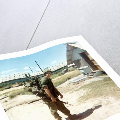 Snapshot of an Army soldier in Vietnam, ca. 1970 by Anonymous