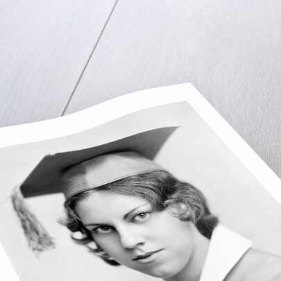 Young woman high school graduation portrait, ca. 1931 by Anonymous