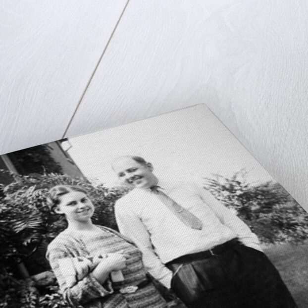 Young married couple together 1939 by Anonymous
