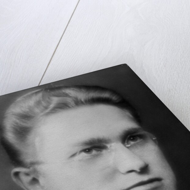 Portrait of grad student at Harvard, ca. 1938 by Anonymous