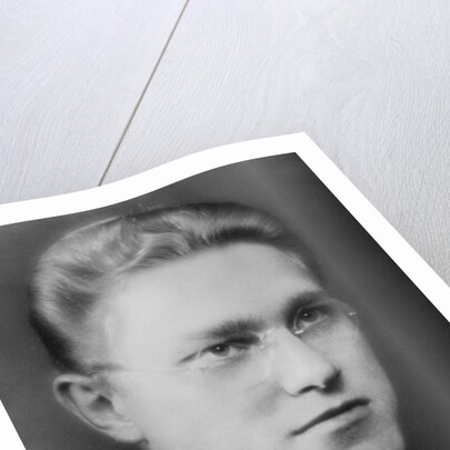Portrait of grad student at Harvard, ca. 1938 by Anonymous