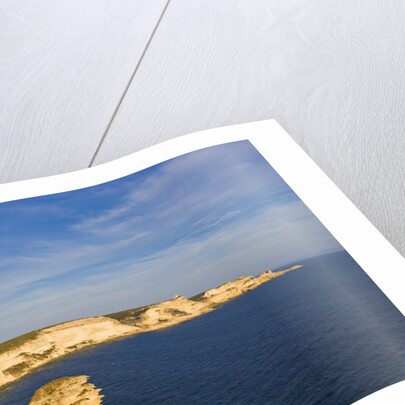 Coast near town, Boniface, Corsica, France by Anonymous