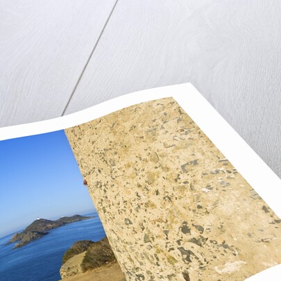View of Sanguinaires Islands from Genovese tower of Parata Point, Ajaccio, Corsica, France by Anonymous