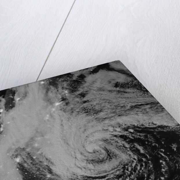 Overnight View of Hurricane Sandy by Anonymous