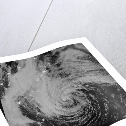 Overnight View of Hurricane Sandy by Anonymous