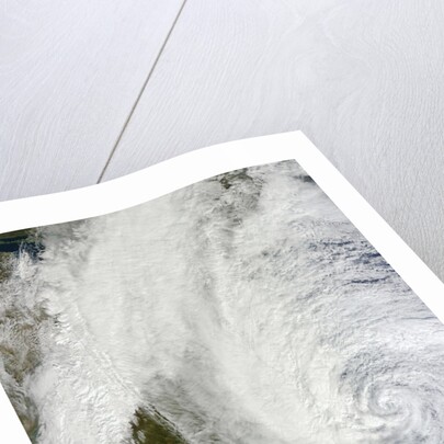 Hurricane Sandy (18L) off the eastern United States by Anonymous