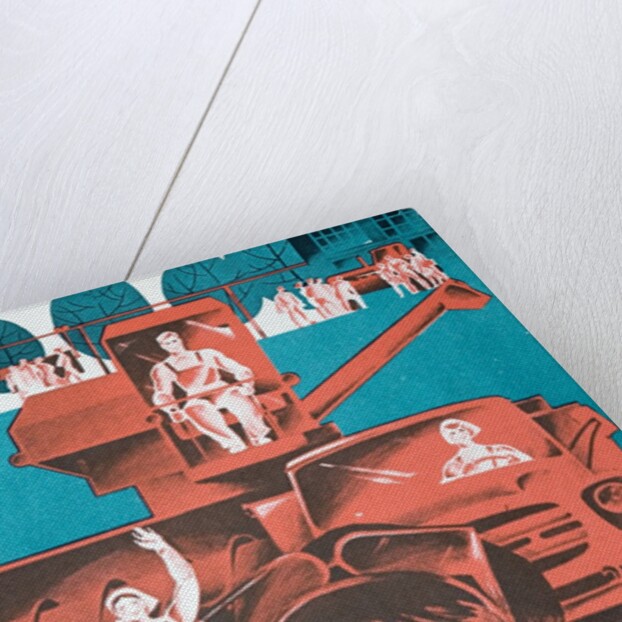 Soviet mechanisation of agriculture poster by Anonymous