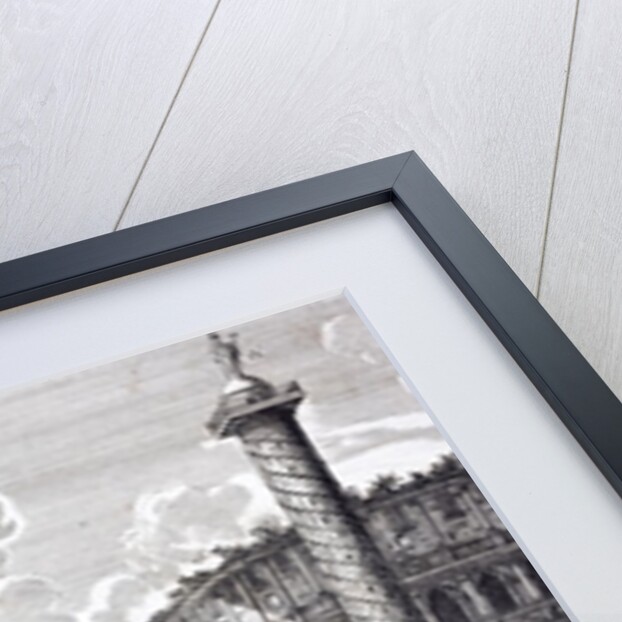 Roman Ruins. An 18th century engraving labelling key public buildings: by Anonymous