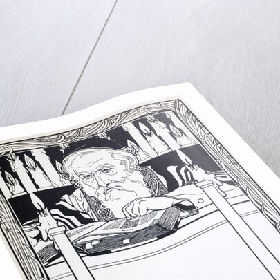 Illustration from Songs of the Ghetto. Ephraim Moses Lilien (1874â€“1925) by Anonymous