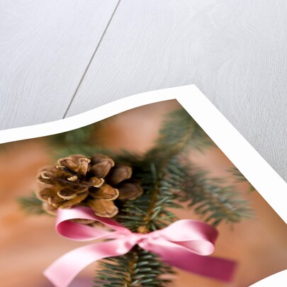 Close-up of Christmas decorations against blurred background by Anonymous