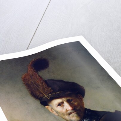 An Old Man in Military Costume by Rembrandt van Rijn