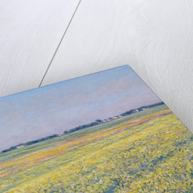 The Plain of Gennevilliers, Yellow Fields by Gustave Caillebotte