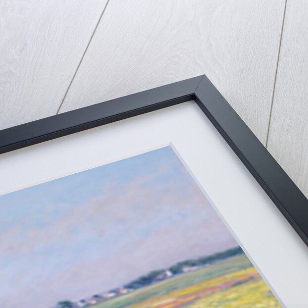 The Plain of Gennevilliers, Yellow Fields by Gustave Caillebotte
