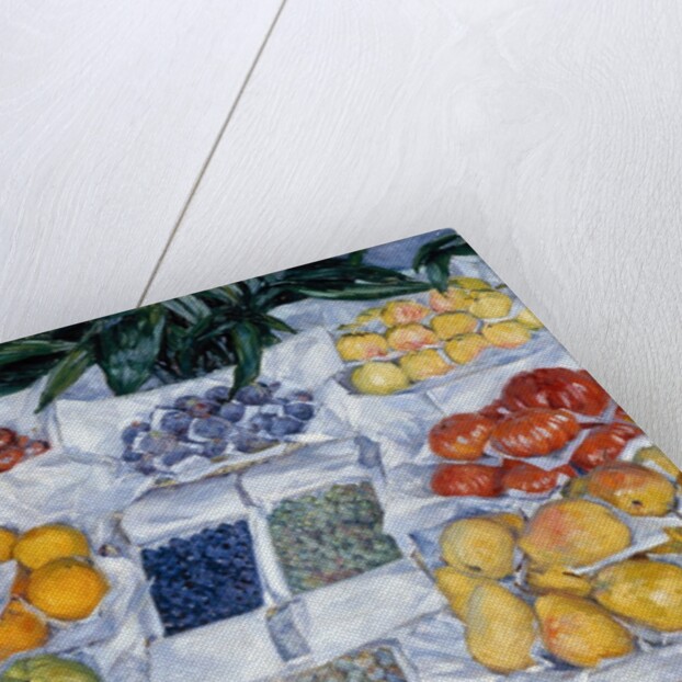 Fruit Displayed on a Stand by Gustave Caillebotte