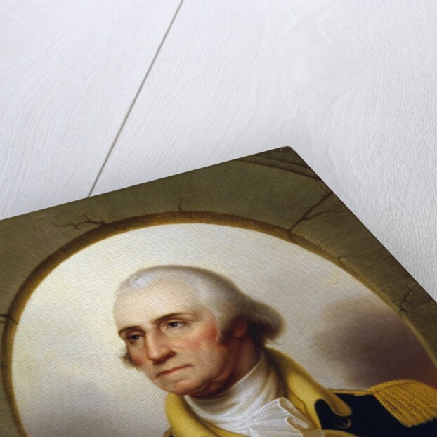 George Washington (Porthole portrait) by Rembrandt Peale
