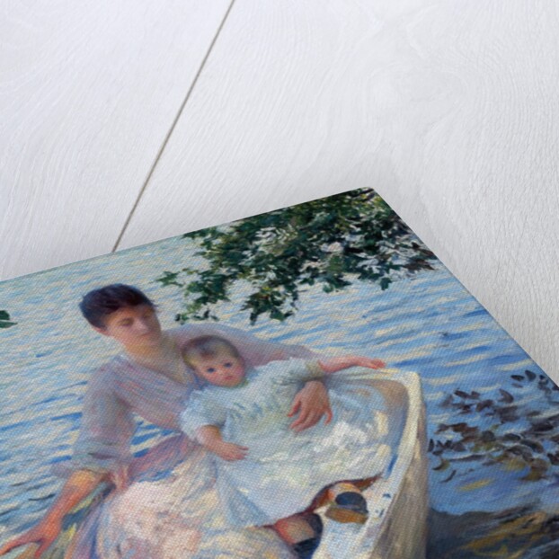 Mother and Child in a Boat by Edmund Charles Tarbell