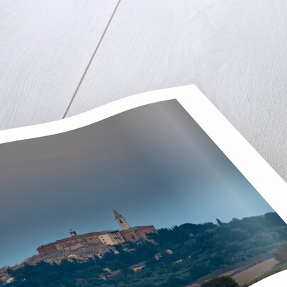 Full Harvest Moon over Pienza by Anonymous