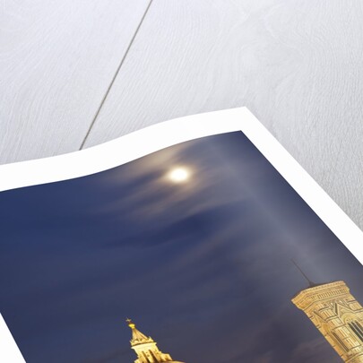 Main Duomo with Night Lights by Anonymous