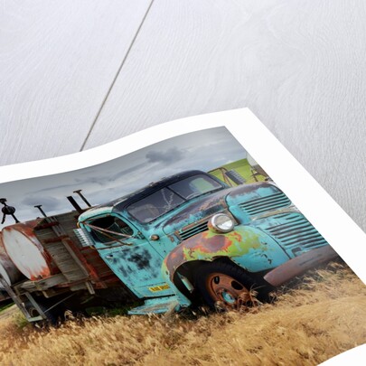 Old Field Fuel Truck With Multi Color paint by Anonymous