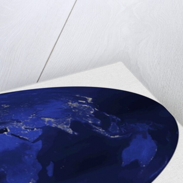 Earth Lights at Night by Anonymous