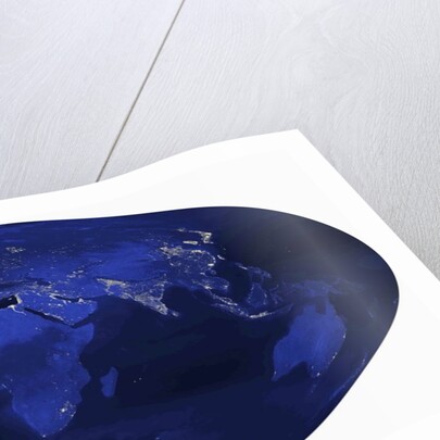 Earth Lights at Night by Anonymous